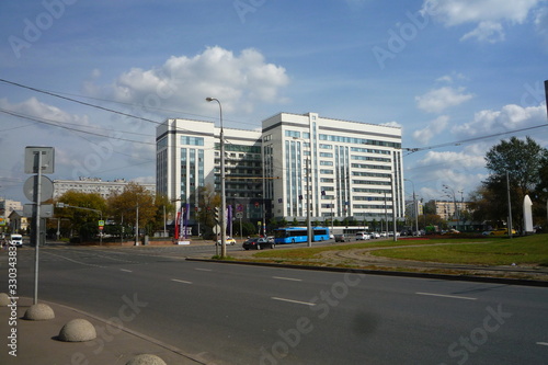 Canvas Print modern building in moscow