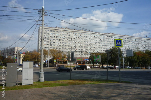 Photography traffic in moscow
