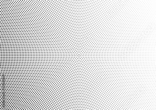 Abstract halftone dotted background. Monochrome pattern with dot and circles. Vector modern pop art texture for posters, sites, business cards, cover postcards, interior design, labels, stickers.