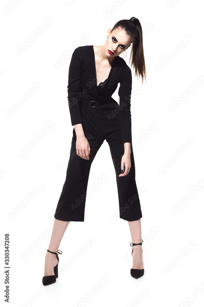 Fototapeta premium black suit for women