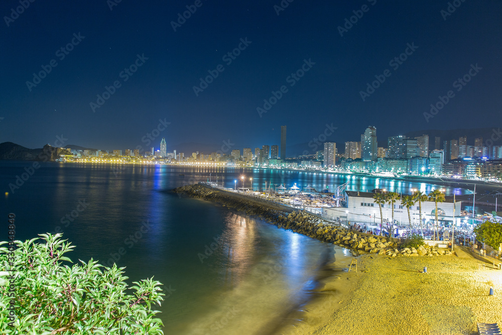 Fototapeta premium Benidorm Poniente beach