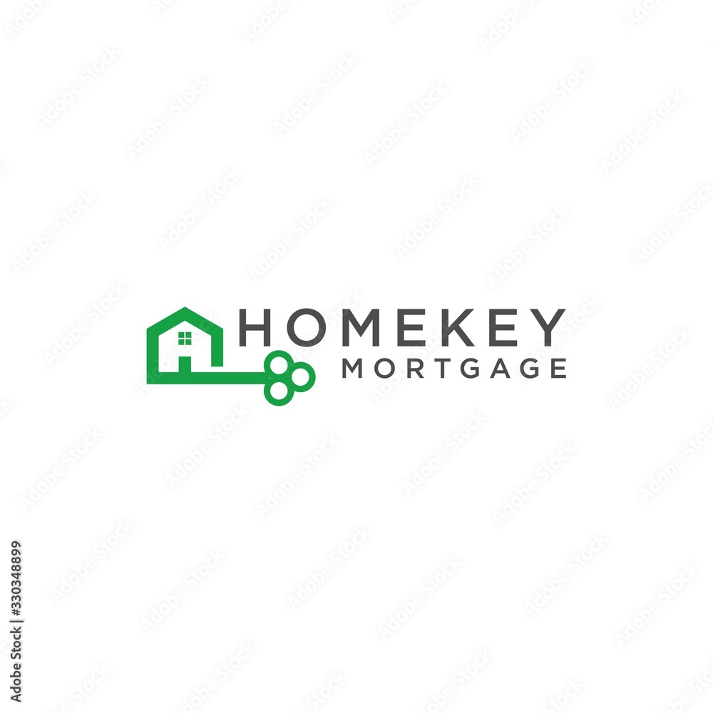home key logo design vector  illustration