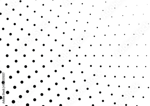 Abstract halftone dotted background. Futuristic grunge pattern, dot and circles.  Vector modern optical pop art texture for posters, sites, business cards, cover, postcards, labels, stickers layout.