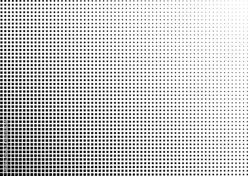 Abstract halftone dotted background. Monochrome pattern with square. Vector modern futuristic texture for posters, sites, business cards, postcards, interior design, labels and stickers.