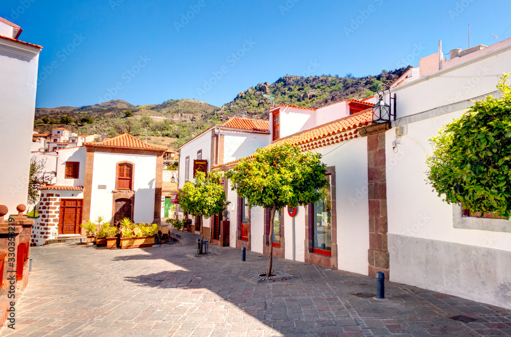 Village of Tejeda, Grand Canary Island, Spain