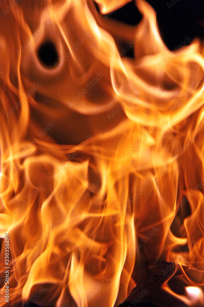 Flames are blurred for use as a background Flames are blurred for use as a background