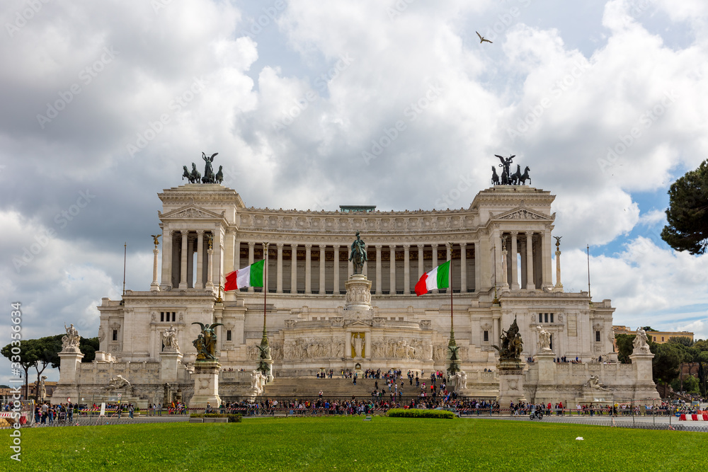 Fototapeta premium Altar of the Fatherland, in Rome, Italy