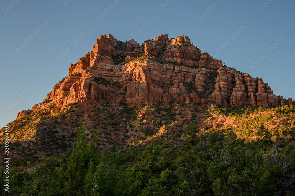 Zion Rock Formation at Sunset