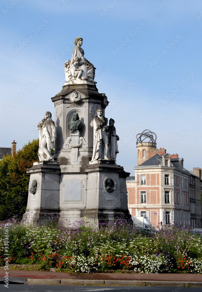 Ville d' Amiens, département de la Somme, France