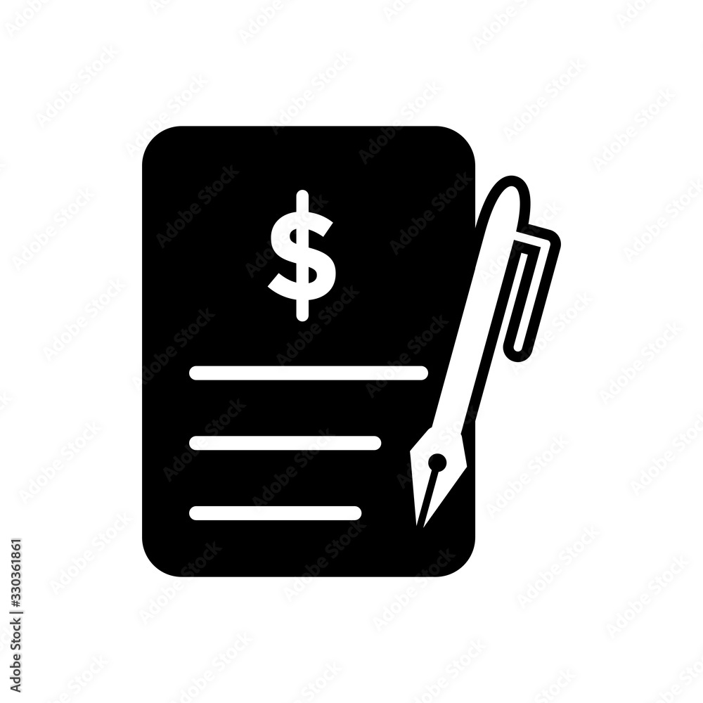 contract icon vector template contract icon vector template