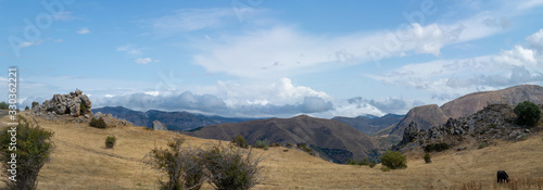 Landscapes of National park Sierra Nevada mountains near Malaga and Granada, Andalusia, Spain