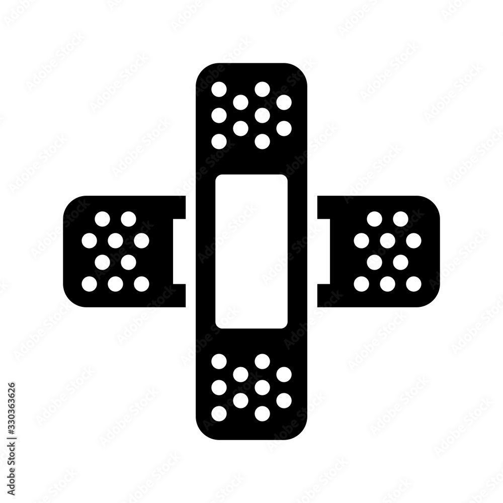 plaster medical health care icon vector plaster medical health care icon vector