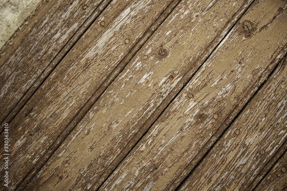 Fototapeta premium Old and spoiled wood background