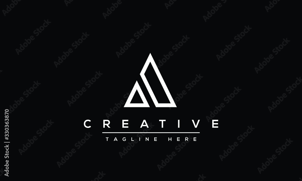 Unique modern minimalist creative letter A logo design. Vector icon template. Unique modern minimalist creative letter A logo design. Vector icon template.