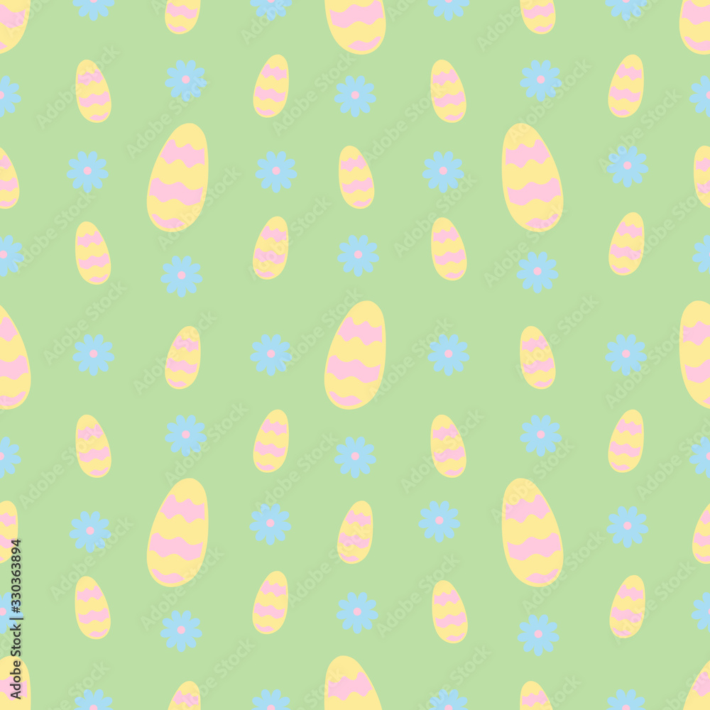 Seamless pattern with easter eggs. Vector illustration. Seamless pattern with easter eggs. Vector illustration.