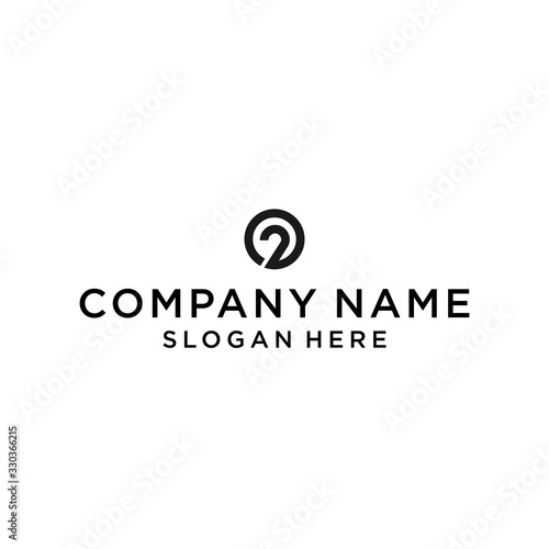 o2 logo icon design vector