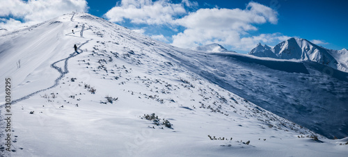 Fototapeta Naklejka Na Ścianę i Meble -  Tatry Zachodnie - zima 2020