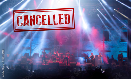 Concert cancelled because of Coronavirus outbreak