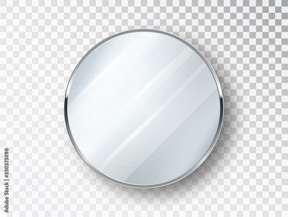 Mirror round isolated. Realistic round mirror frame, white mirrors template. Realistic 3D design for interior furniture. Reflecting glass surfaces isolated. Mirror round isolated. Realistic round mirror frame, white mirrors template. Realistic 3D design for interior furniture. Reflecting glass surfaces isolated.