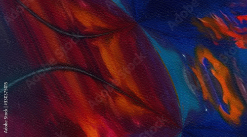 Фотография Abstract interior wall art print for decorate everything, naive contemporary sty