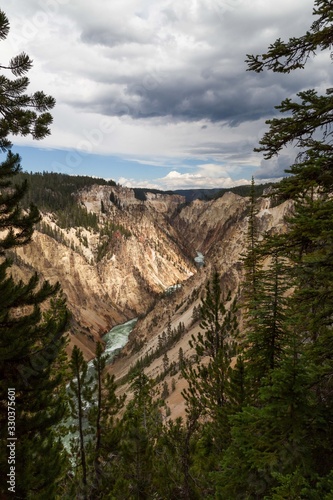 Yellowstone River in the Grand Canyon of the Yellowstone