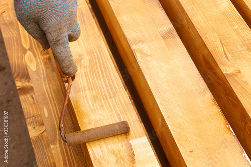 close up of a plank