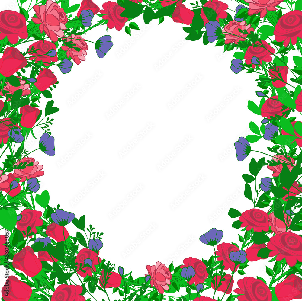 seamless pattern of red roses and green leaves for decoration fabrics and backgrounds seamless pattern of red roses and green leaves for decoration fabrics and backgrounds