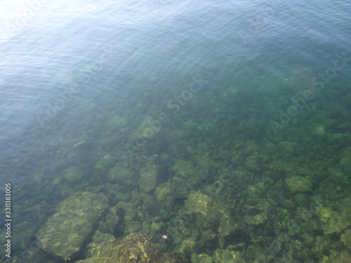 Transparencia y pureza del agua del lago Titicaca © Sebastian