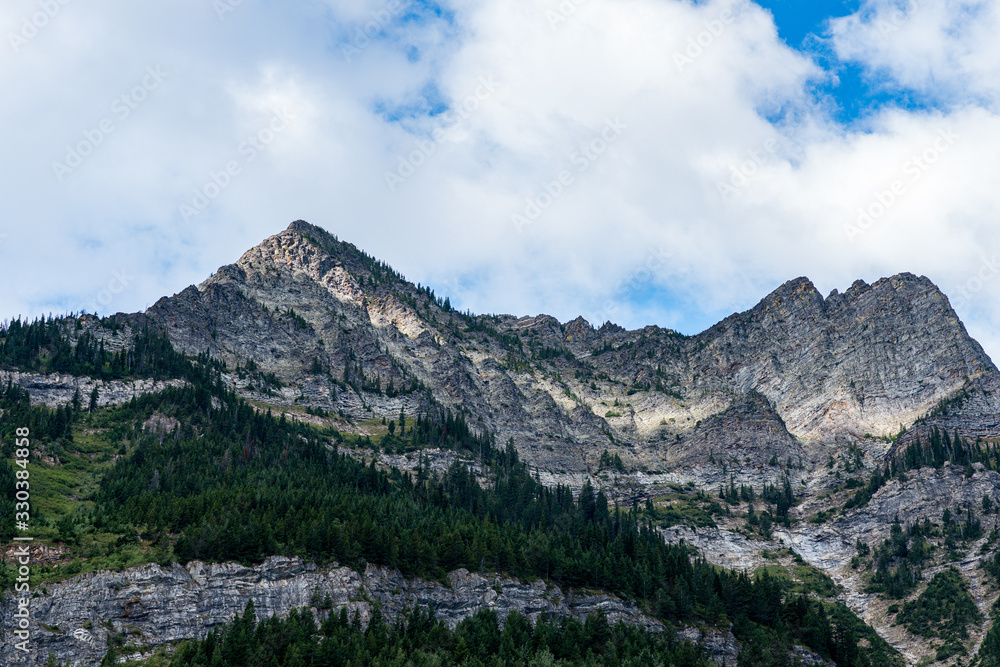 Mountains in Waterton National Park Mountains in Waterton National Park