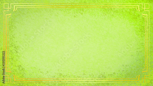 Jugendstil floral Ornament gold Hintergrund Pastell grün lindgrün Textil Wand antik altes Papier Vorlage Layout Design Template Geschenk zeitlos schön alt barock edel rokoko elegant background
