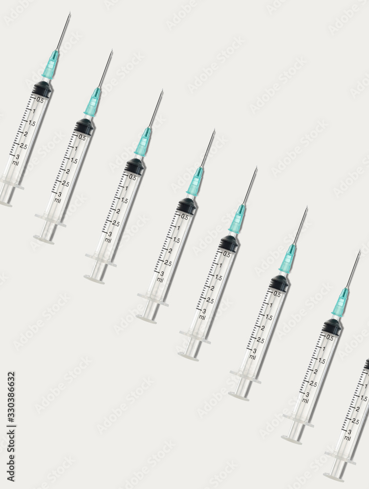 syringe and corona virus / syringe and corona virus syringe and corona virus / syringe and corona virus
