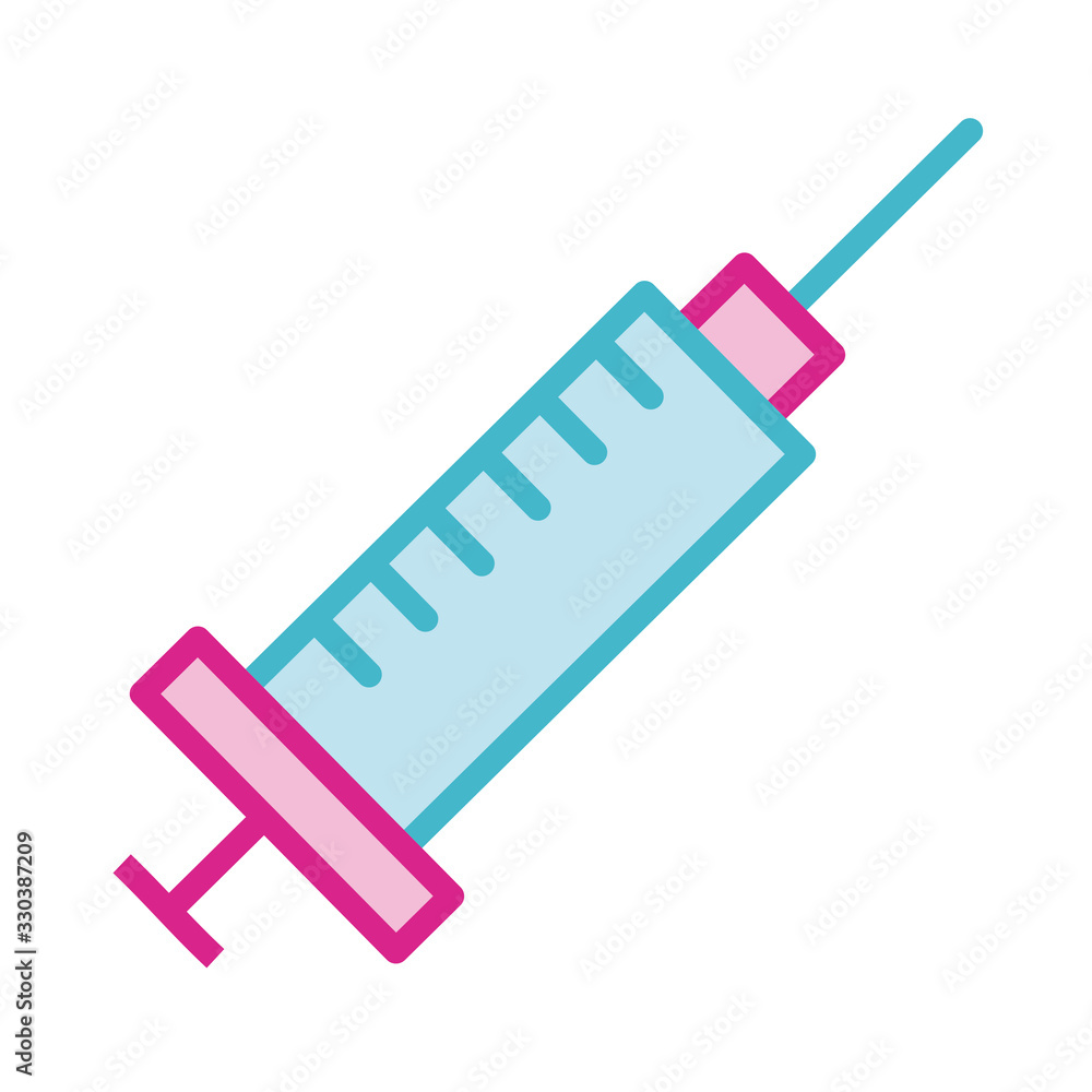 injection drug line and fill style icon injection drug line and fill style icon