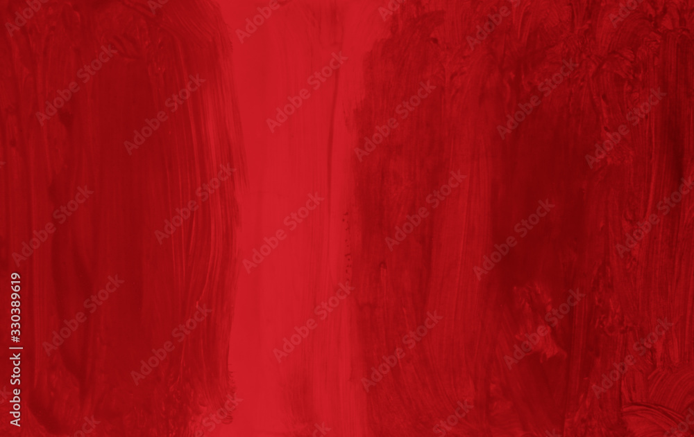 Abstract red background in watercolor style