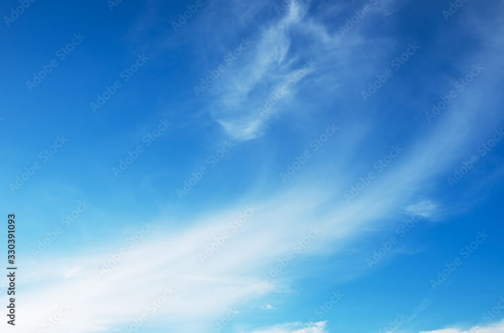 Blue sky with clouds background Blue sky with clouds background