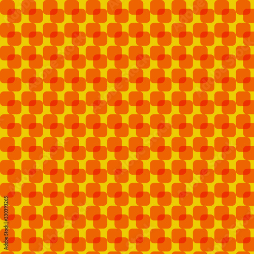 Textura amarilla y naranja con cuadrados redondeados