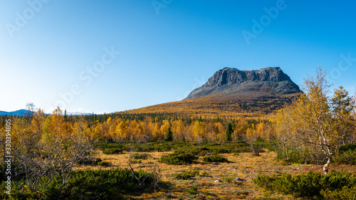 autumn in the arctic mountains
