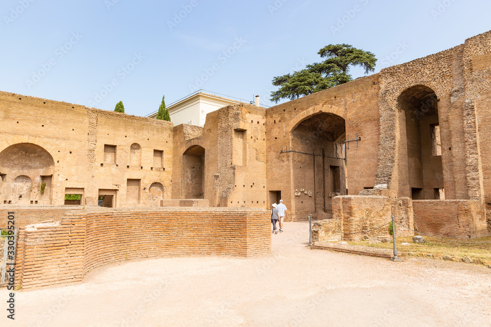 Domus Augustana (The House of Augustus) on the Palatine Hill, Rome, Lazio, Italy