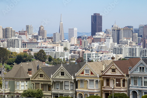 San Francisco, view of the Painted Ladies