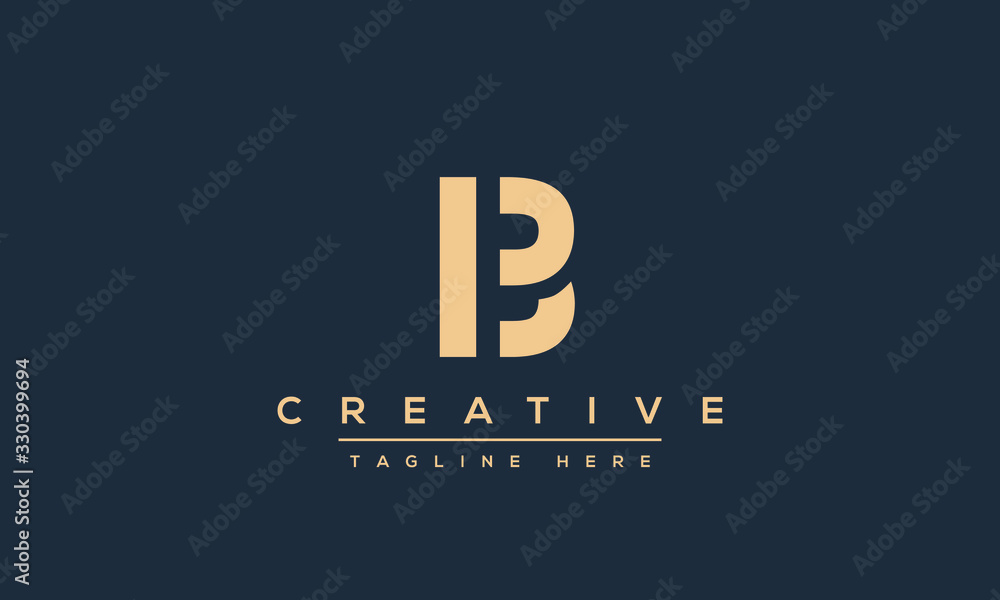 Modern abstract letter B logo design. Minimal B initial based icon. Initial BB vector Modern abstract letter B logo design. Minimal B initial based icon. Initial BB vector