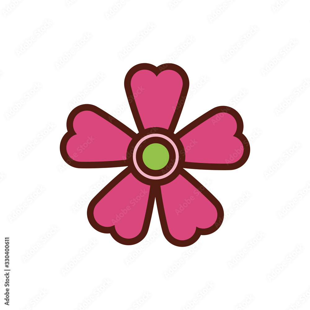 beautifull flower garden spring flat style beautifull flower garden spring flat style