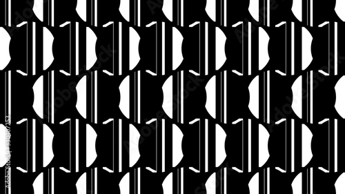 seamless abstract retro pattern illustration 3d render