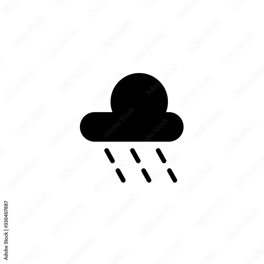 Vector illustration, rain icon design Vector illustration, rain icon design