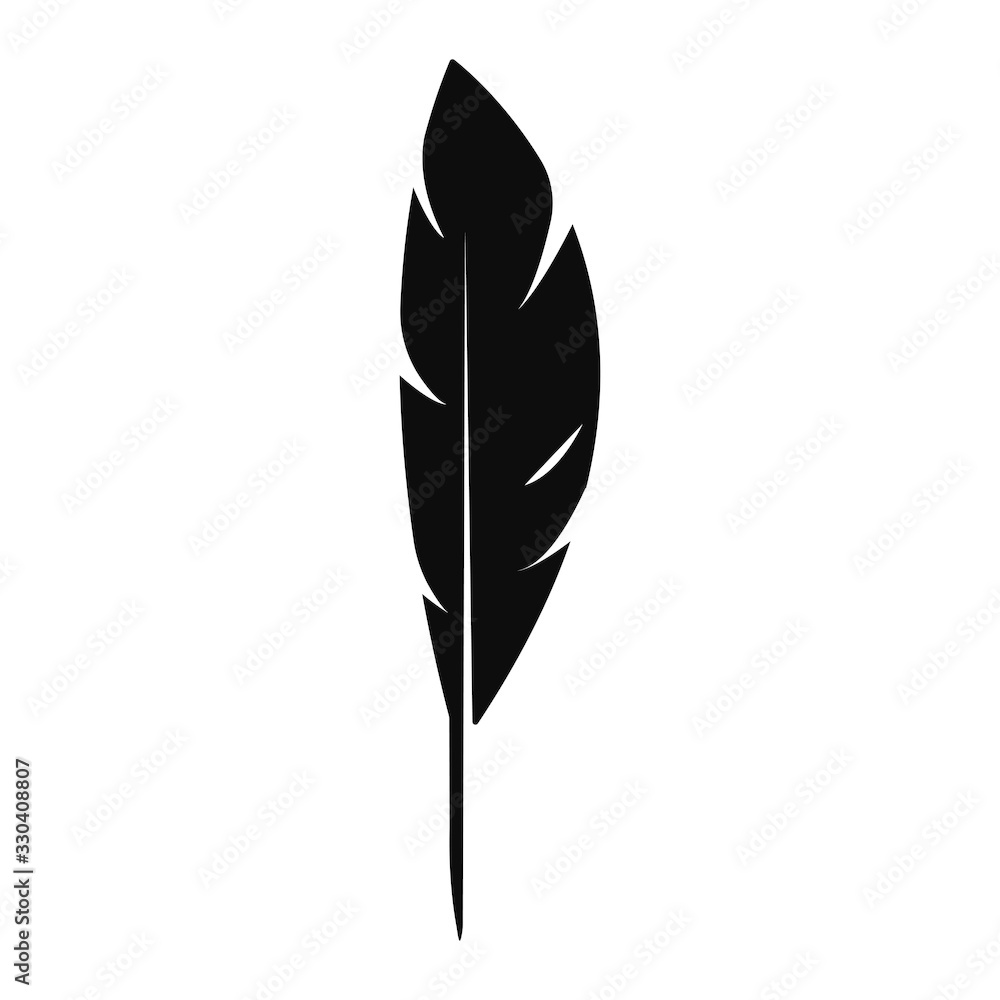 Feather ilustration logo Feather ilustration logo