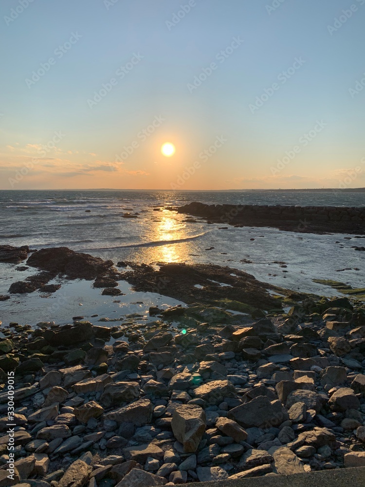 Obraz premium Rhode Island sunset