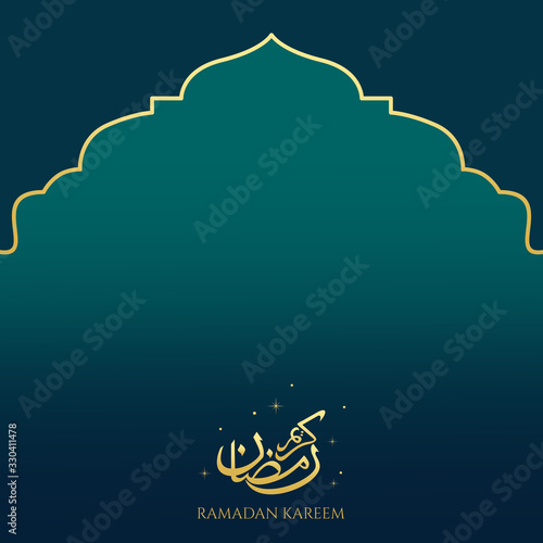 Arabic calligraphy design for Ramadan Kareem, Islamic Background