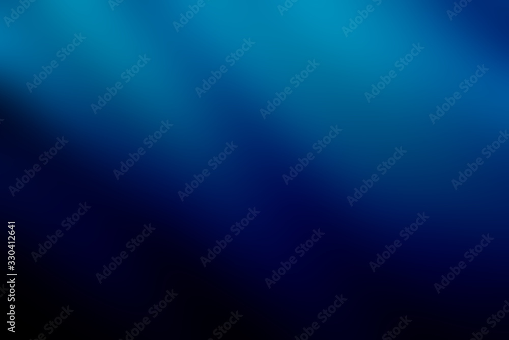 Blurred Lights on blue gradient abstract background high light in middle design for presentation. light blue gradient background / blue radial gradient effect wallpaper