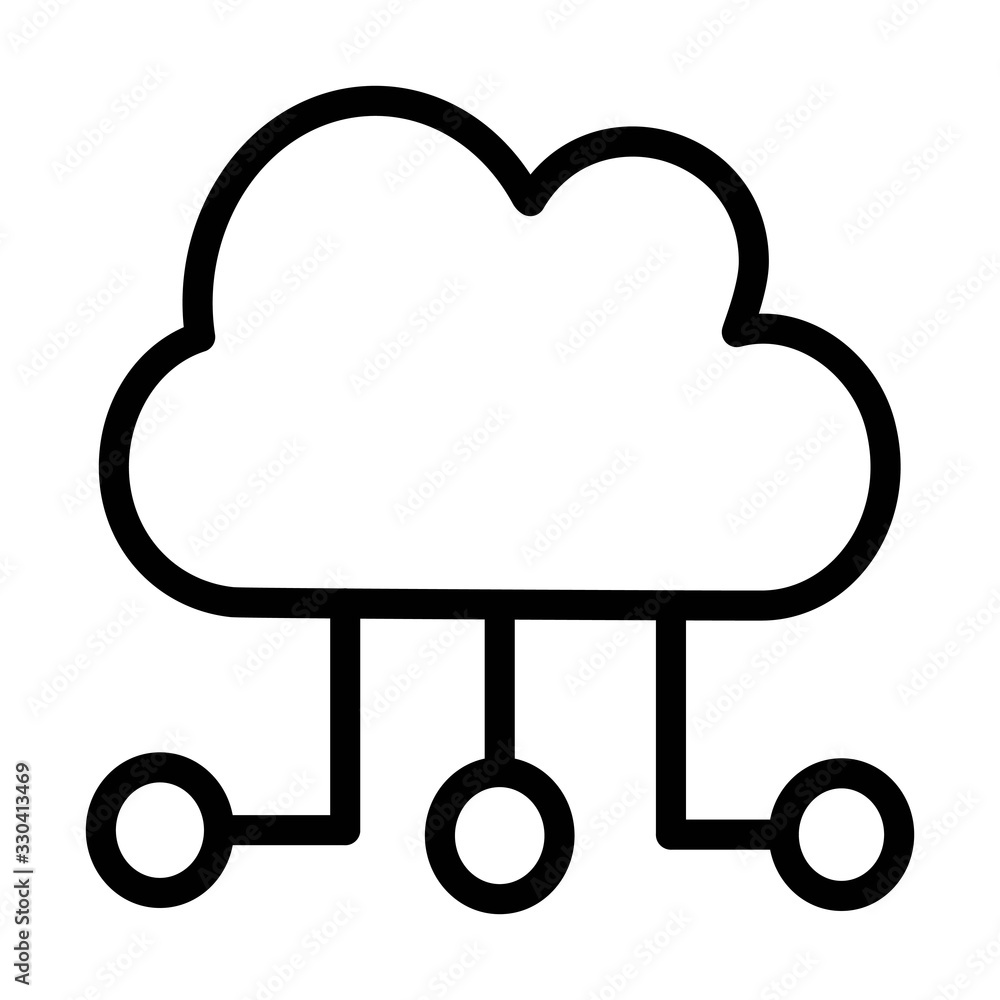 Cloud computing concept icon illustration. Cloud hosting, backup, sharing via cloud signs. Cloud storage support for mobile apps and websites. Cloud computing concept icon illustration. Cloud hosting, backup, sharing via cloud signs. Cloud storage support for mobile apps and websites.