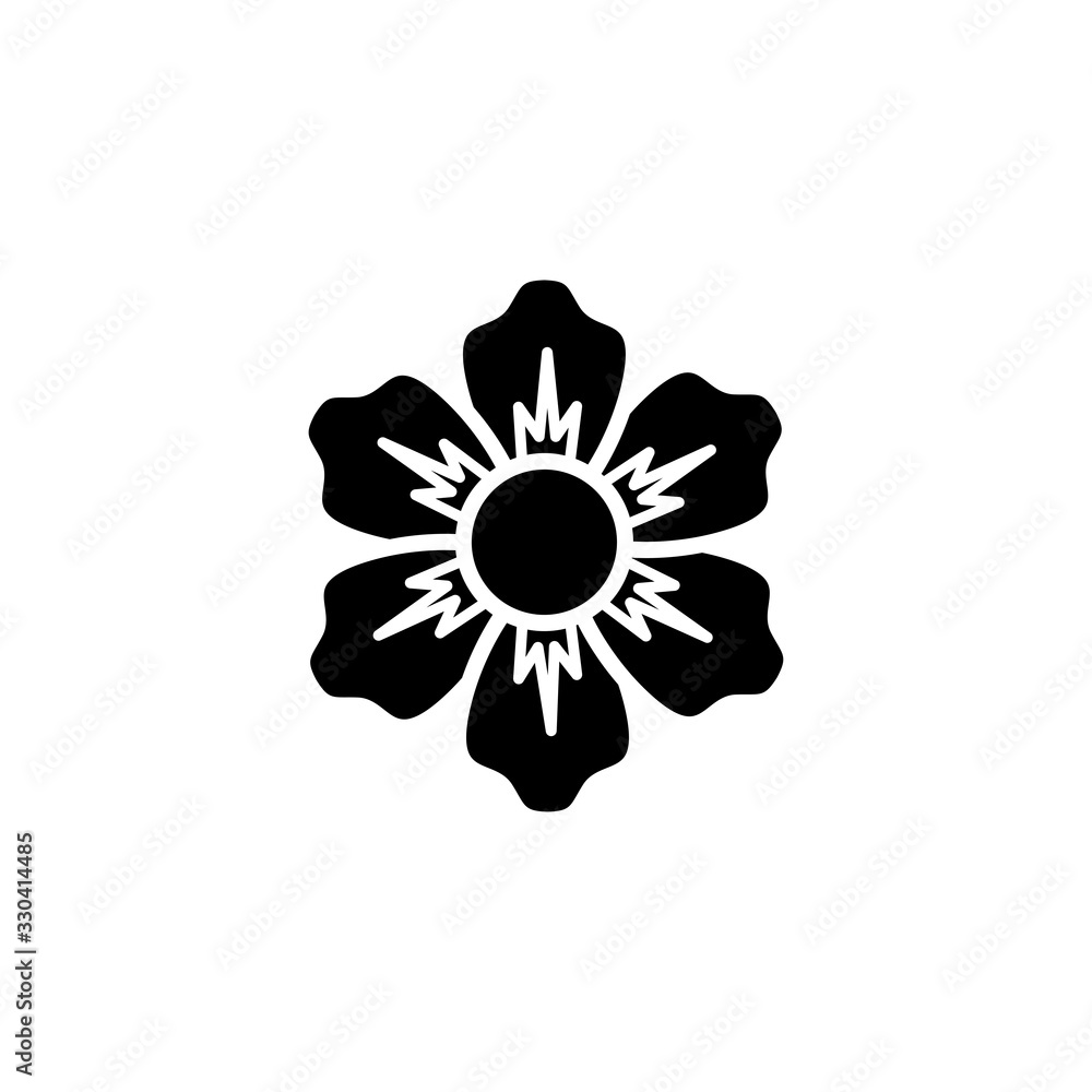 flowers icon vector design template flowers icon vector design template