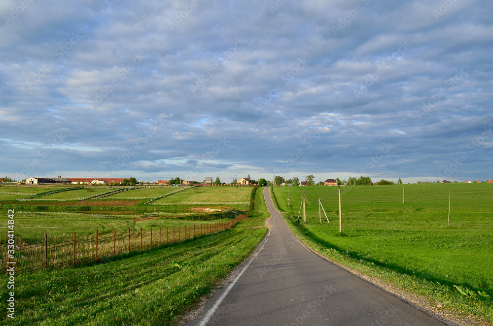 road in the countryside