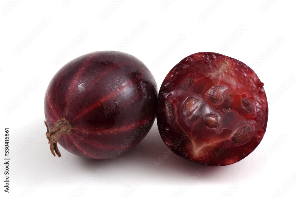 Obraz premium Black-violet gooseberry